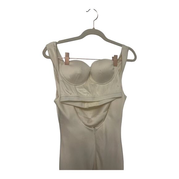 Michael Costello x Revolve Kylen Midi Dress Satin Cowl Neck Bridal Party XXS - Picture 8 of 14